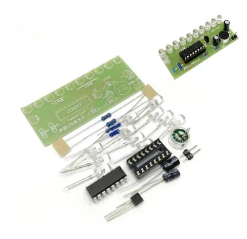 Ne555 cd4017 led lauflicht - ne555,