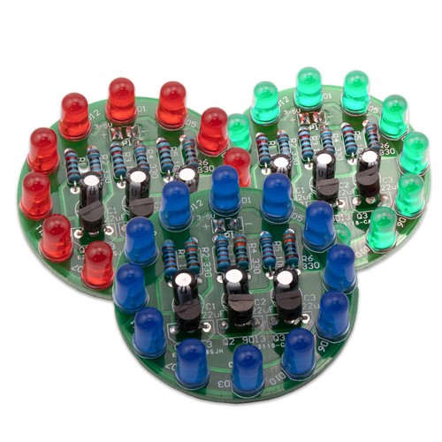 Bausatz led lauflicht zum - 3x, led-lauflicht