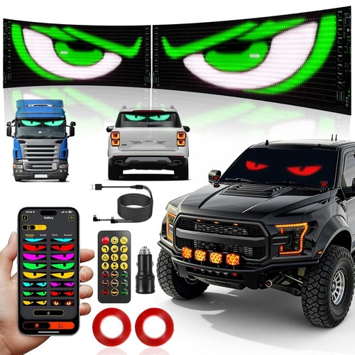 Led augen laufschrift - augen,