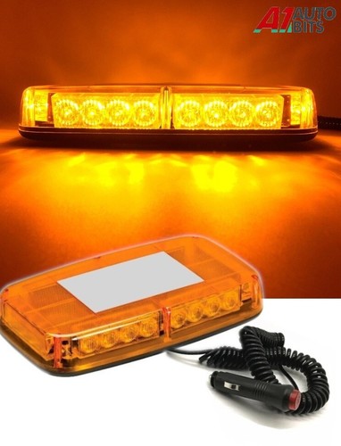 Led warnstrobe bernstein glas - led,