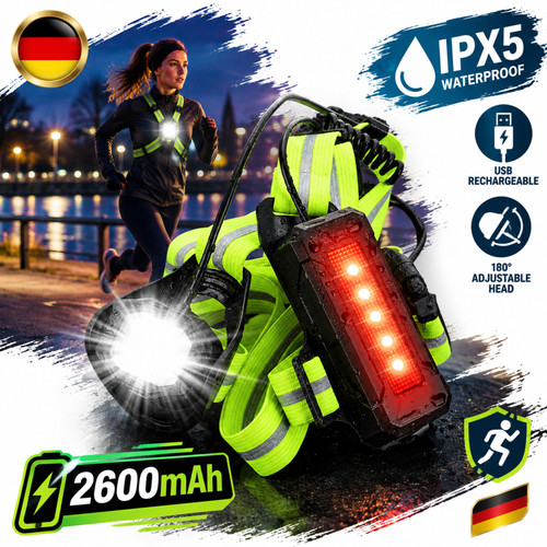 Lauflicht brustlampe 800 - brustlampe, lumen