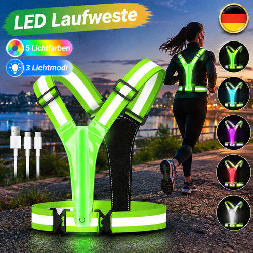 Led warnweste usb fahrrad - warnweste,